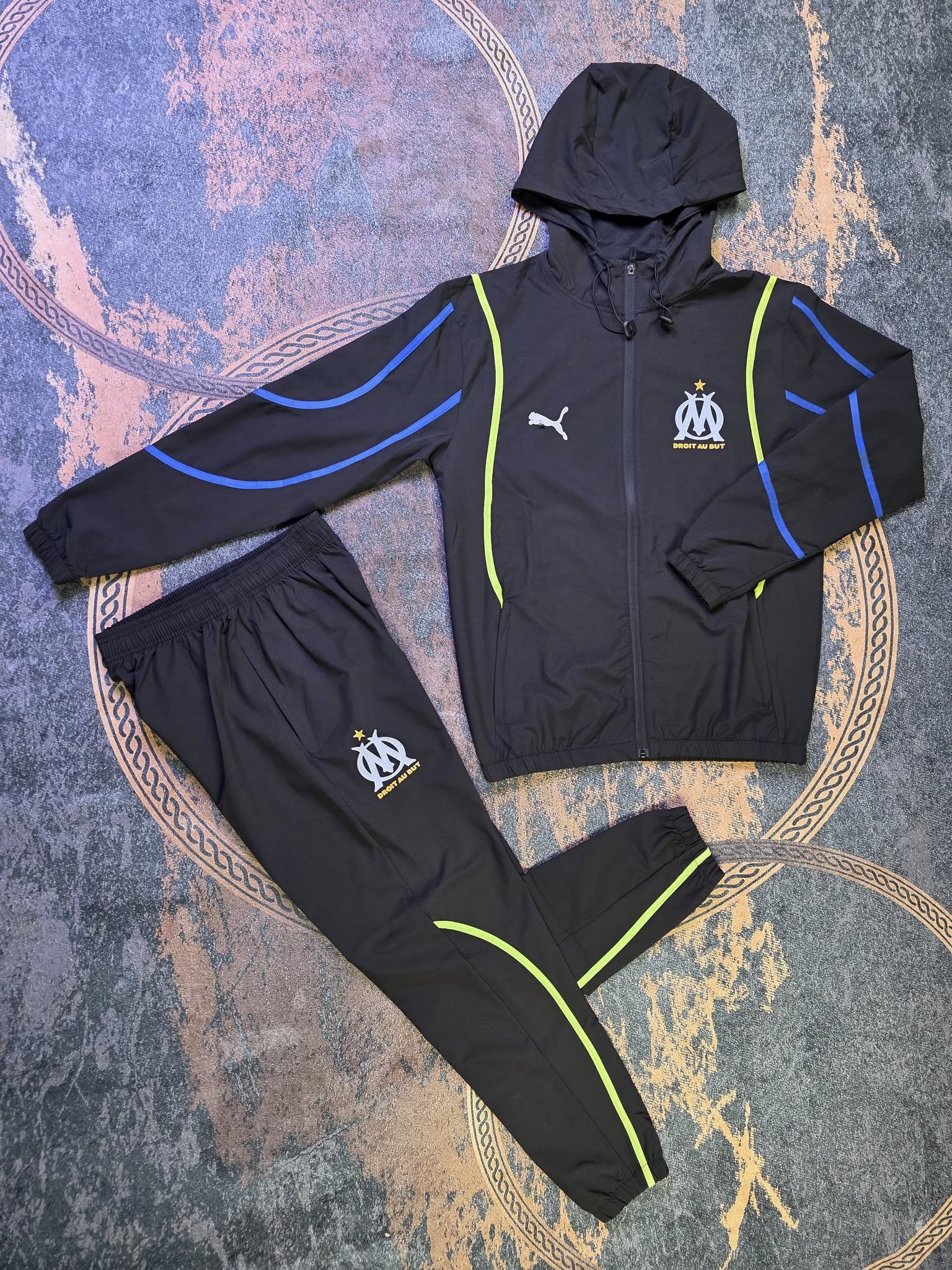 Survêtement – Collection Officielle  Marseille ( Black )